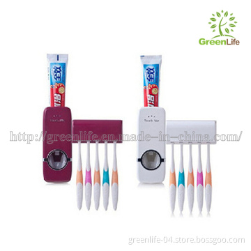 2014 Promoting Automatic Toothpaste Dispenser with Toothbrush Holder